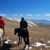 Prvý pohľad zo sedla 3300m.n.m.